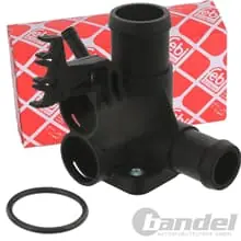 FEBI KÜHLWASSERFLANSCH FÜR ZYLINDERKOPF VW GOLF 3 +4 CABRIO SHARAN SEAT 1.6-2.0i Mega-Angebot