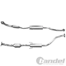 Markenprodukt BM KATALYSATOR ABGASANLAGE ROHR passend für TOYOTA CELICA T23 1.8 16V VTi 99-05