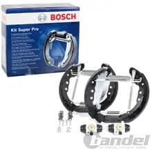 BOSCH BREMSBACKENSATZ KIT SUPER PRO HINTEN für AUDI 80 C4 SEAT INCA VW GOLF III Kracherpreis