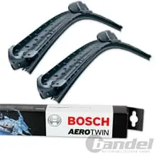 Markenprodukt BOSCH AEROTWIN SCHEIBENWISCHER VORNE für NISSAN QASHQAI J10 + FIAT PANDA [312]