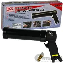 Sale BGS DRUCKLUFT-KARTUSCHENPRESSE 310ml KARTUSCHENPISTOLE SCHEIBENKLEBER SILIKON