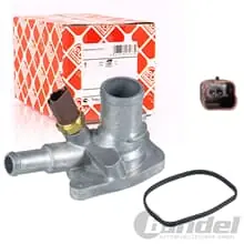 FEBI THERMOSTATGEHÄUSE passend für 1.2 FIAT 500 PANDA FORD KA LANCIA YPSILON Top-Preis
