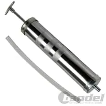 HANDPUMPE SPRITZE UMFÜLLPUMPE mit SCHLAUCH ABSAUGPUMPE 1000ml ÖLABSAUGER Markenware