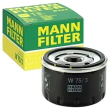 MANN ÖLFILTER W75/3 passend für RENAULT CLIO KANGOO DUSTER SANDERO NISSAN OPEL Bestpreis