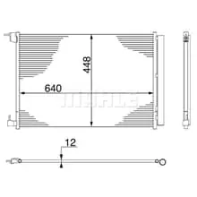MAHLE Kondensator, Klimaanlage AC 412 000S Highlight