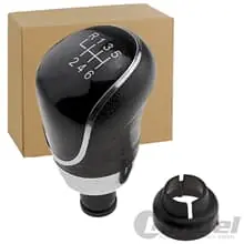 Neu 6-GANG SCHALTKNAUF SCHWARZ CHROM für FORD FOCUS 2 3 MONDEO 4 GALAXY S-MAX KUGA