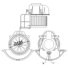 MAHLE INNENRAUMGEBLÄSE GEBLÄSEMOTOR passend für AUDI Q7 PORSCHE CAYENNE VW Nur Heute