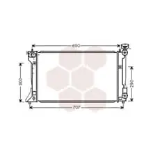 VAN WEZEL KÜHLER MOTORKÜHLUNG 53002332 Begrenztes Angebot
