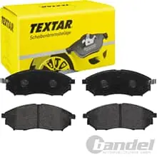 Geprüft TEXTAR BREMSBELAGSATZ VORNE FÜR NISSAN PATHFINDER III QASHQAI +2 RENAULT KOLEOS