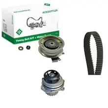Günstig INA ZAHNRIEMEN SATZ+WAPU für AUDI A3 A4 B5 VW GOLF 5+6 PASSAT 3B TOURAN POLO 1.6
