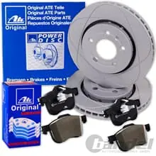 ATE PowerDisc BREMSSCHEIBEN 300mm + BELÄGE VORNE für FORD MONDEO 4 IV Preis Gesenkt