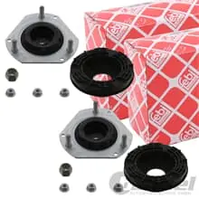 2x FEBI FEDERBEINSTÜTZLAGER DOMLAGER VORDERACHSE passend für FORD FIESTA 4 Aktuell