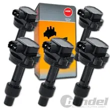 5x NGK Zündspule passend für VOLVO 960 II KOMBI C70 S40 II V90 KOMBI 2.4 Top-Preis