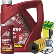 MANN HU6014/1z Ölfilter+MANNOL 5W30 ÖL passend für BMW F20 F21 F30 F31 G20 5 F10 Preiswert