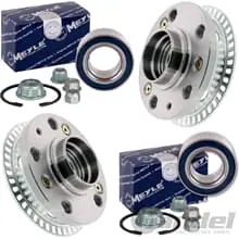2x MEYLE RADLAGER + RADNABE VORNE + HINTEN für AUDI A3 TT VW GOLF 4 SEAT SKODA Neu Im Sortiment