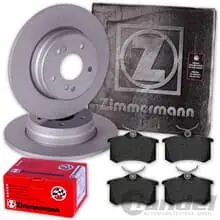 Direktkauf Zimmermann BREMSSCHEIBEN 245mm + BELÄGE HINTEN für AUDI A4 8E B6 B7 SEAT EXEO 3R