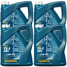 Top-Seller 4x 5 LITER MANNOL TS-1 SHPD 15W-40 MOTORÖL DIESELMOTOR MB 228.3 229.1