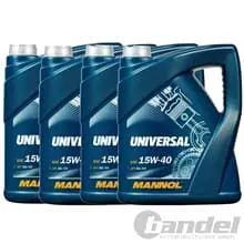Neue Kollektion 20L MANNOL UNIVERSAL 15W40 MOTORÖL MINERALISH passend für VW 500/505.00 MB 229.3
