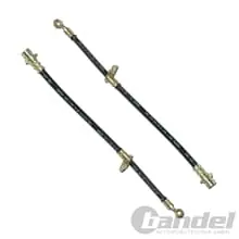 2x BREMSSCHLAUCH BREMSSCHLÄUCHE HINTERACHSE 445 mm passend für HONDA ACCORD VI Expressversand