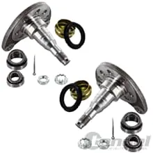 Saisonangebot 2x ACHSZAPFEN +RADLAGER-SATZ für VW GOLF 2 3 GT GTI VR6 mit BREMSSCHEIBEN HINTEN