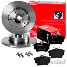 Neu Im Sortiment brembo BREMSSCHEIBEN+ BELÄGE HINTEN für OPEL VIVARO A RENAULT TRAFIC 2 PRIMASTAR