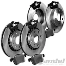 BREMSSCHEIBEN + BREMSBELÄGE VORNE + HINTEN BREMSEN für SEAT EXEO Bj. 2008 - 2013 Heißes Angebot