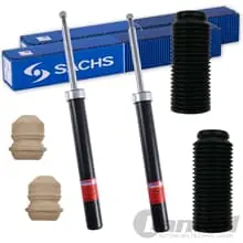 Preisknaller 2x SACHS STOßDÄMPFER + PROTECTION KIT VORNE für AUDI 80 B3 B4 90 B2 B3 COUPE