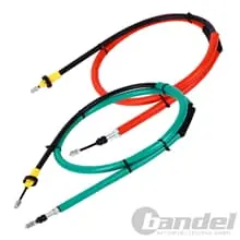 2x HANDBREMSSEILE HINTEN LINKS RECHTS für RENAULT CLIO III RENAULT MODUS SEILZUG Sale
