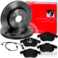Preisreduziert brembo BREMSSCHEIBEN 321mm + BELÄGE VORNE für OPEL ASTRA H + ZAFIRA B 2,0 OPC