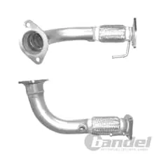HOSENROHR ABGASROHR FLEXROHR passend für HONDA ACCORD VII 2.4 140KW 190PS Neu