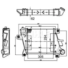 Günstig MAHLE LADELUFTKÜHLER LLK TURBO-KÜHLER CI 507 000S