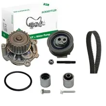 INA ZAHNRIEMENSATZ+WASSERPUMPE für AUDI A3 8P VW GOLF 5 PASSAT TOURAN SKODA Markenprodukt
