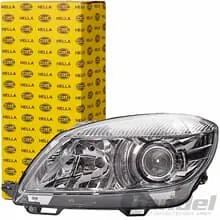 HELLA HAUPTSCHEINWERFER RECHTS H7 MIT STELLMOTOR für SKODA FABIA II ROOMSTER Begrenztes Angebot