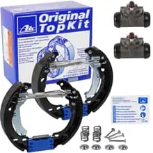 ATE TOPKIT BREMSBACKEN SATZ VORMONTIERT für FORD KA ESCORT 7 FIESTA 4 MAZDA 121 Jetzt Kaufen