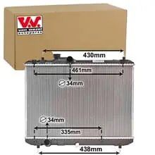 Schnäppchen VAN WEZEL KÜHLER MOTORKÜHLUNG 52002083