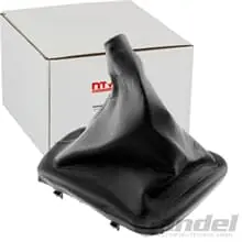 Sonderangebot SCHALTSACK SCHALTMANSCHETTE SCHALTKNAUF-SACK +RAHMEN SCHWARZ passend für BMW E46