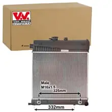 Geprüft VAN WEZEL KÜHLER MOTORKÜHLUNG für MERCEDES C-KLASSE W202 E-KLASSE W210 CLK C208