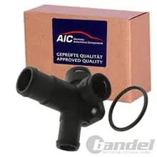 Preiswert AIC KÜHLWASSERFLANSCH für AUDI 80 B4 SEAT TOLEDO VW CADDY GOLF II JETTA II