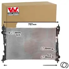 Billig VAN WEZEL KÜHLER MOTORKÜHLUNG 17002312