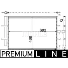 Neue Kollektion MAHLE Kondensator, Klimaanlage AC 32 000P