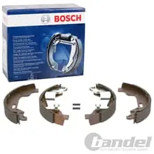 BOSCH BREMSBACKENSATZ HINTEN passend für OPEL AGILA A 1.0-1.3 CDTI F68 Heißes Angebot
