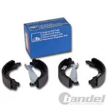 Neu Im Sortiment ATE BREMSBACKEN SATZ 229mm passend für MAZDA 626 PREMACY TRIBUTE FORD MAVERICK