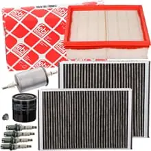 Mega-Angebot FEBI FILTESET INSPEKTIONSPAKET+ZÜNDKERZEN FÜR OPEL ASTRA G H ZAFIRA A 1,6+1,8 i