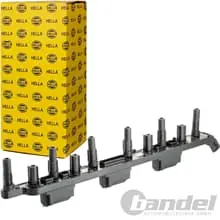 Knallerangebot HELLA ZÜNDSPULE 4-POLIG für JEEP WRANGLER 2 TJ GRAND CHEROKEE 2 4.0I 4x4 XJ ZJ
