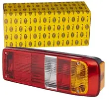 Expressversand HELLA 24V RÜCKLEUCHTE HALOGEN GLÜHLAMPEN MEHRFARBIG RECHTS 2VP 340 888-001