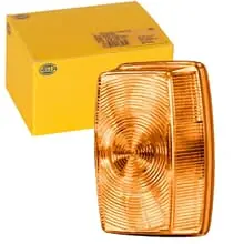 Neuheit HELLA P21W BLINKLEUCHTE BLINKER LINKS SEITLICHER ANBAU VORNE 2BA