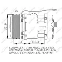Must-Have NRF Kompressor, Klimaanlage 32874