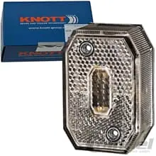 KNOTT LICHTSCHEIBE ERSATZGLAS für UMRISS-/ POSITIONS-LEUCHTE WEIß FLEXIPOINT 1 Jetzt Kaufen