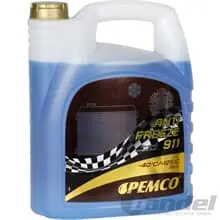 Preis Gesenkt 5L PEMCO 911 KÜHLERFROSTSCHUTZ KÜHLMITTEL FERTIG-MIX passend für G11 BLAU -40°C
