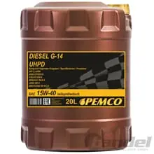 20L PEMCO DIESEL G-14 UHPD 15W-40 ÖL MOTORÖL LKW TRUCK BUS UNIVERSAL ÖL 15W40 Ausverkauf